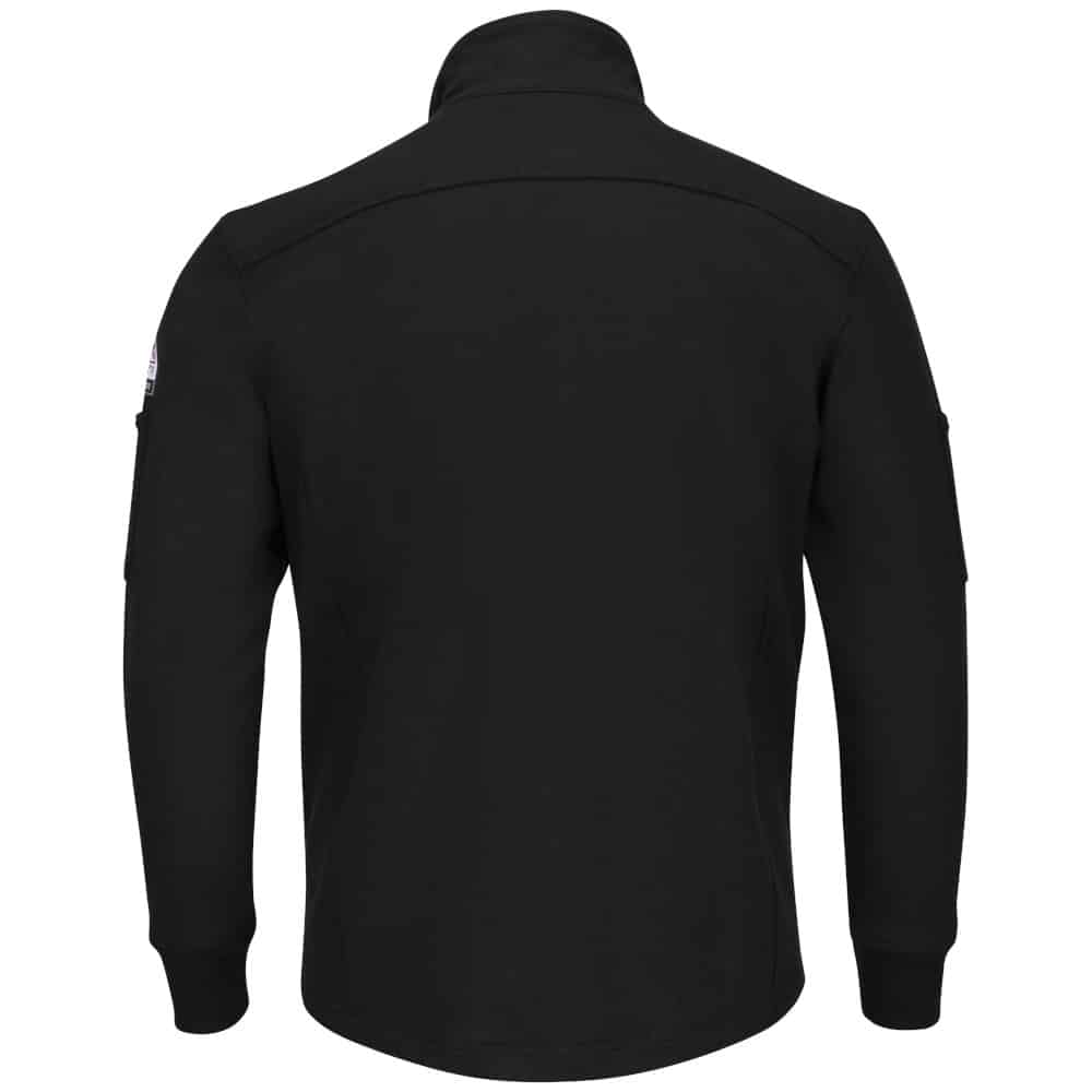 Image of Men's Fleece Zip-Up Hoodie (Black)